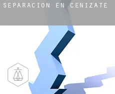 Separación en  Cenizate